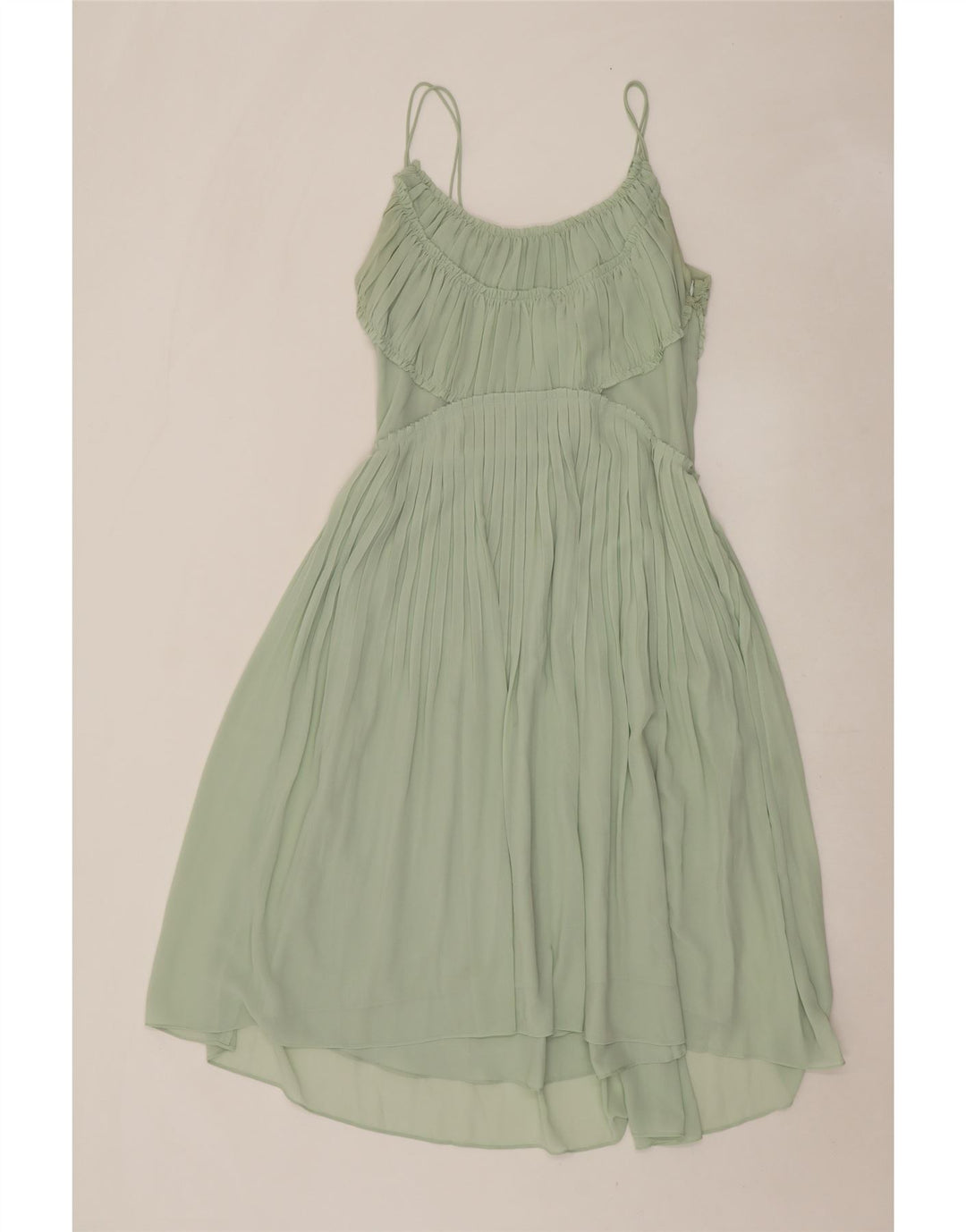 Abito sottoveste da donna Reiss UK 10 piccolo poliestere verde