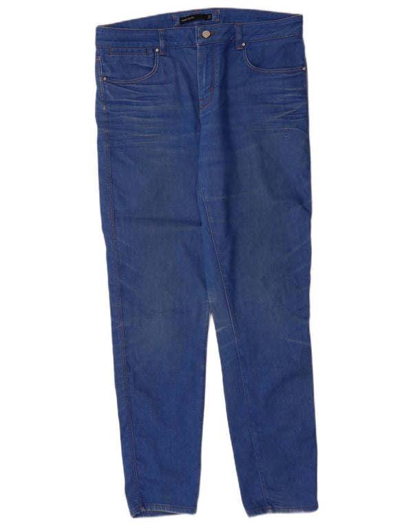 KAREN MILLEN Womens Slim Jeans UK 14 Large W34 L30 Blue Cotton