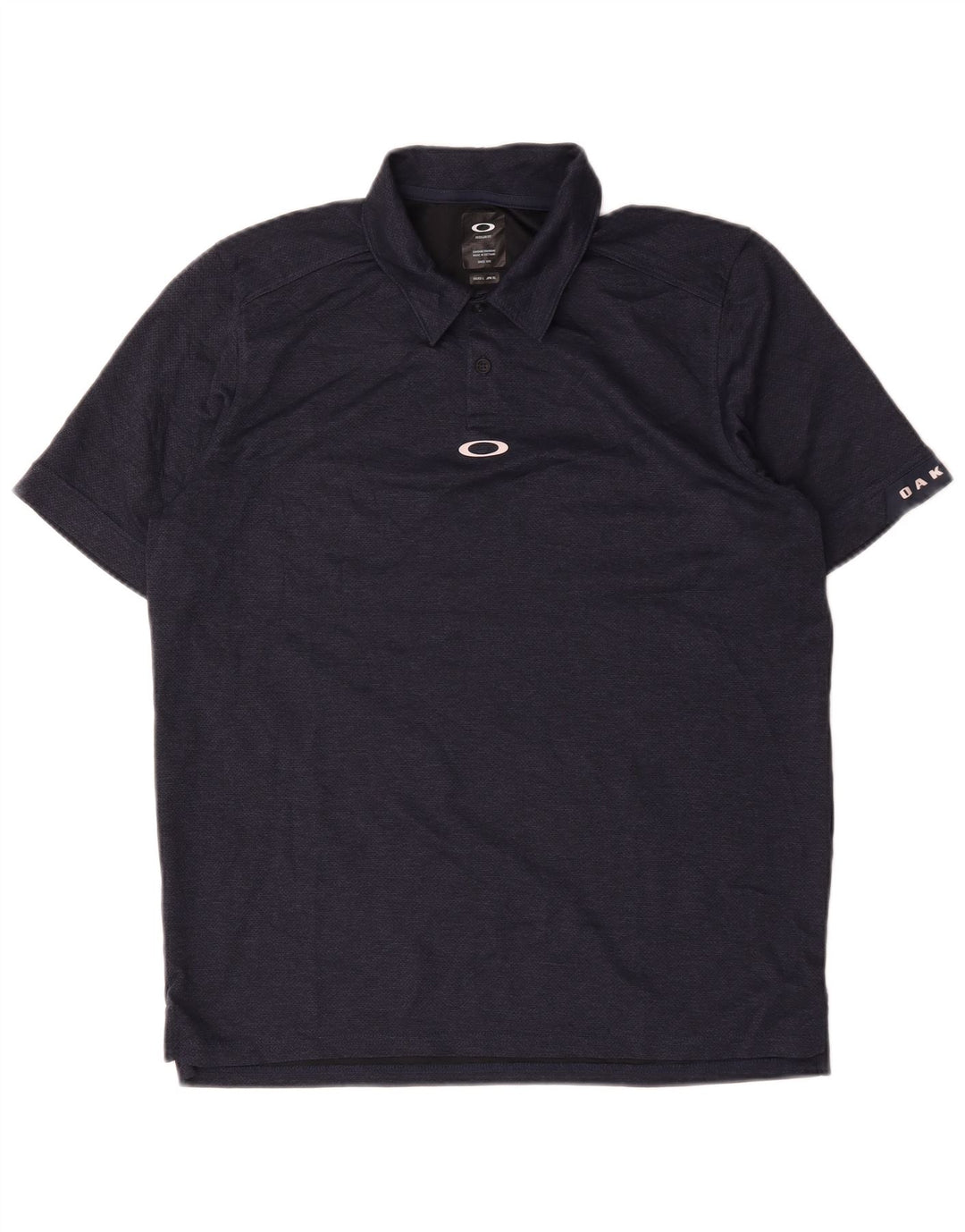 Polo Oakley da uomo con vestibilità regolare, taglia grande, blu navy