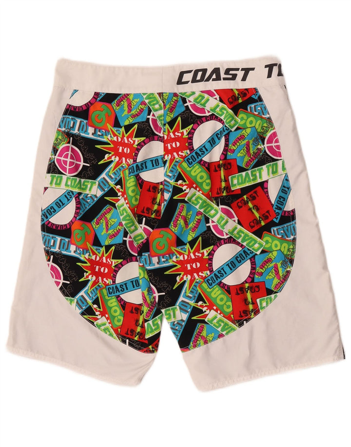 Pantaloncini da bagno grafici da uomo Coast Poliestere medio multicolore