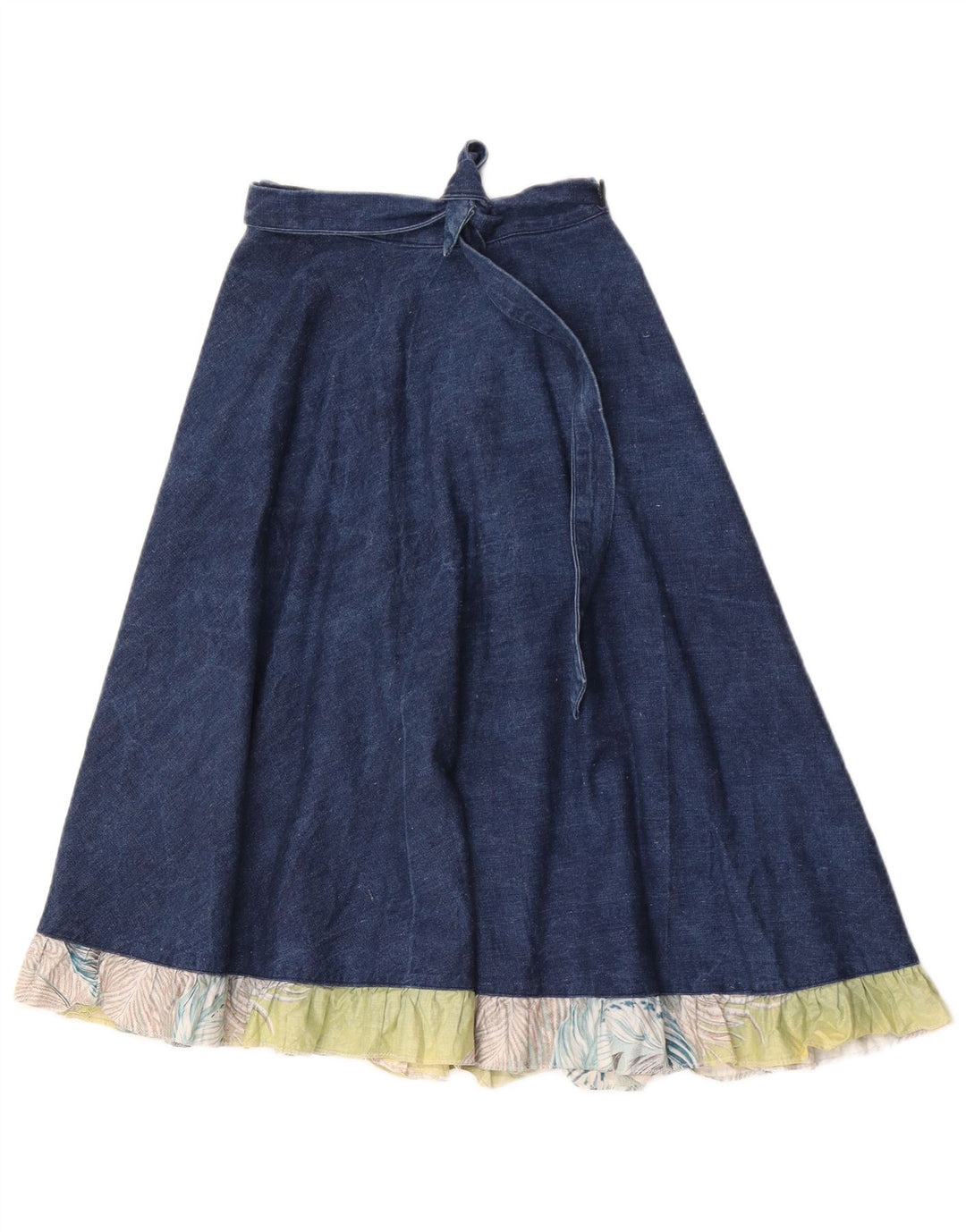 Gonna in denim avvolgente da donna Fiorucci W22 2XS Blu Colourblock