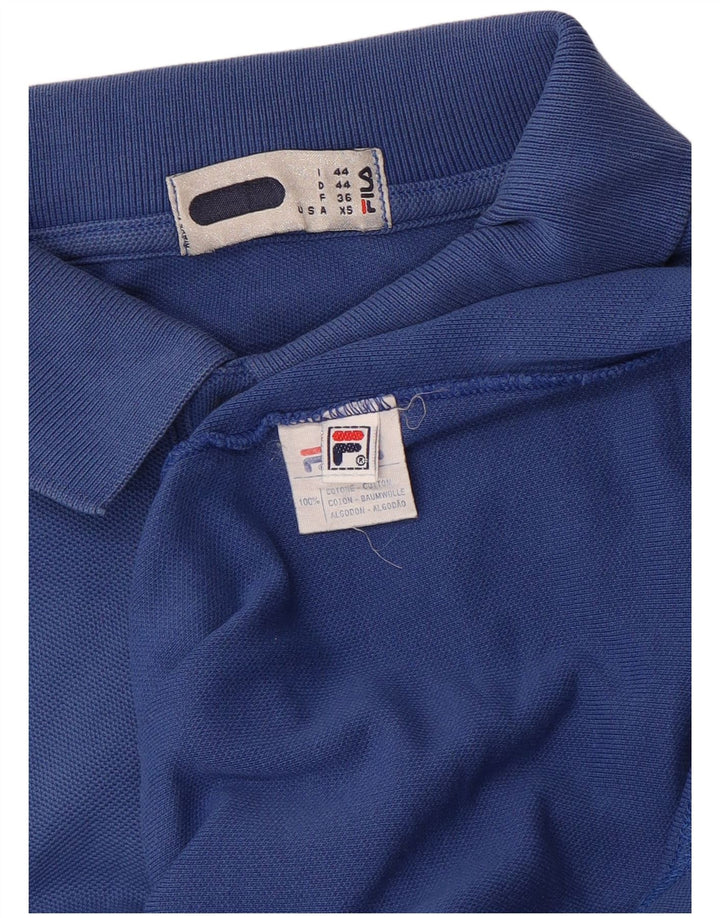 Polo Uomo Fila IT 44 XS Blu Cotone