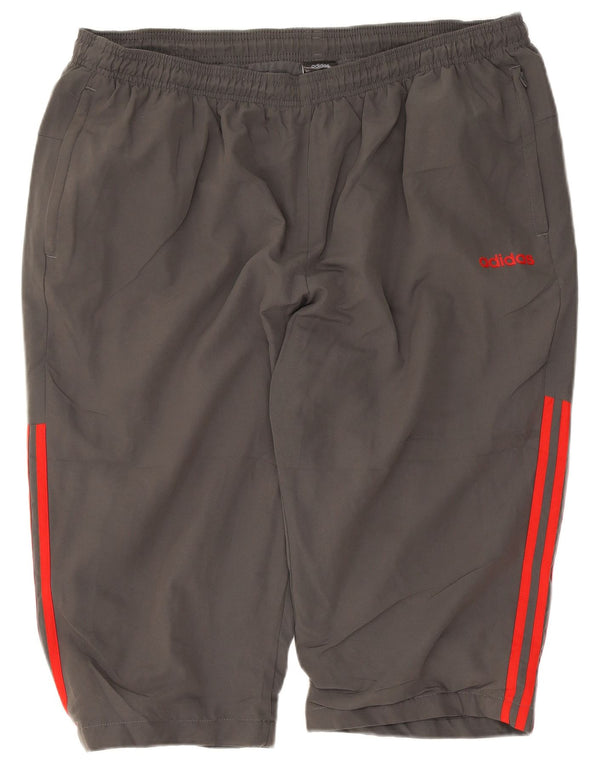 Pantaloncini sportivi da uomo Adidas 2XL Poliestere grigio