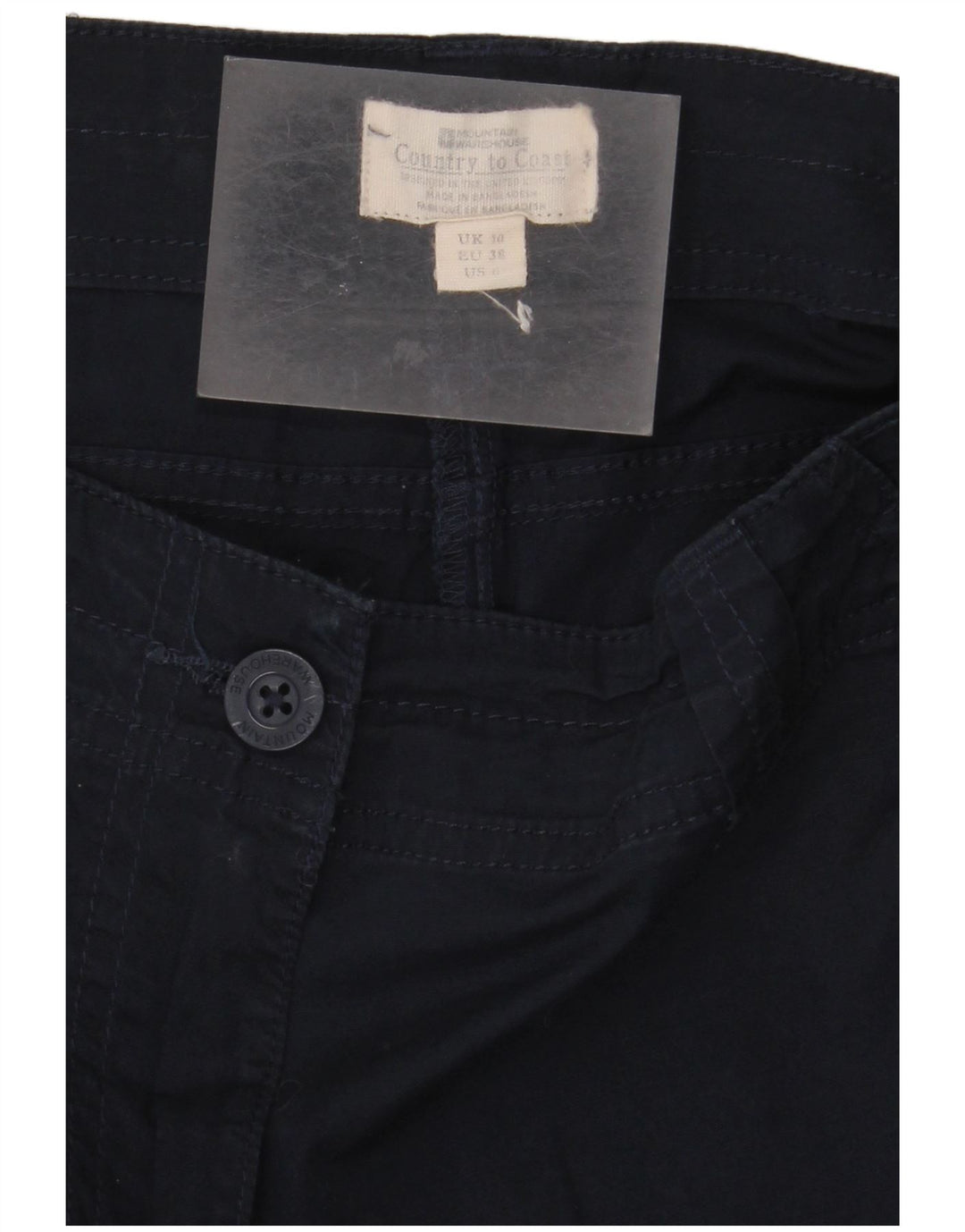 Pantaloncini chino da donna Mountain Warehouse UK 10 piccoli W30 blu navy