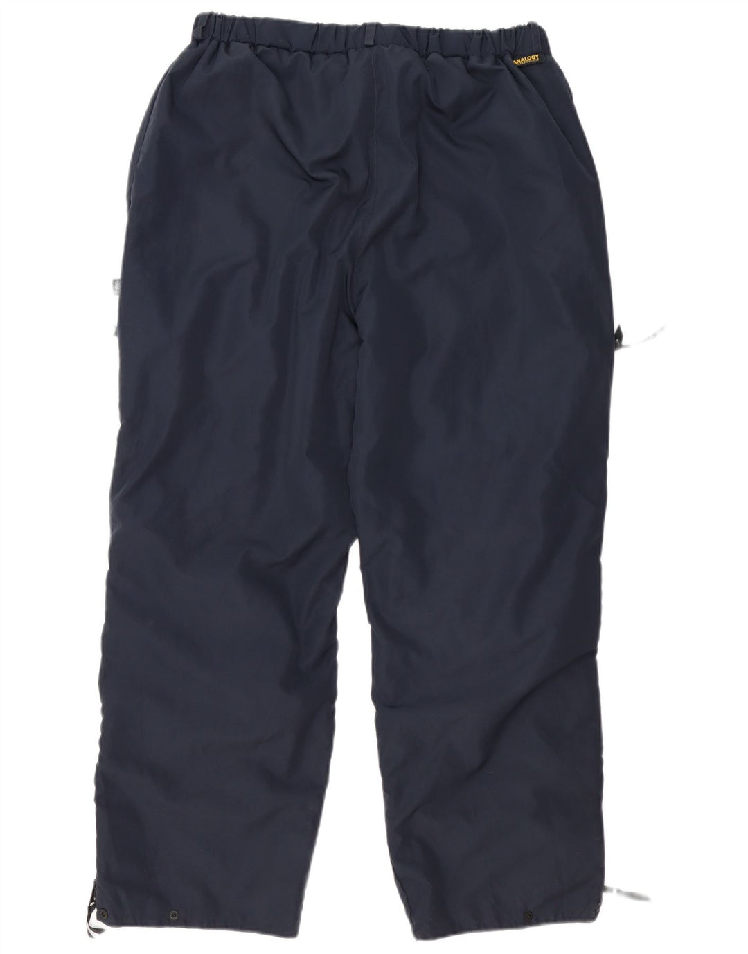 Pantaloni da tuta vintage da uomo XL in poliestere blu navy