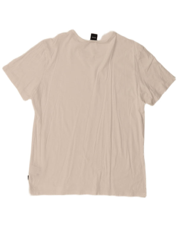 T-shirt da uomo HUGO BOSS XL in cotone bianco