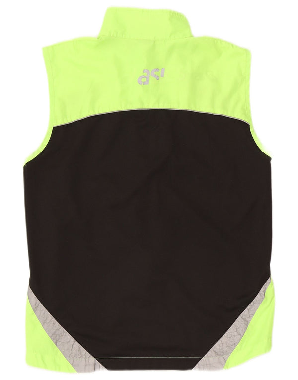 Giacca da ginnastica senza maniche da uomo Asics Small Green Colourblock