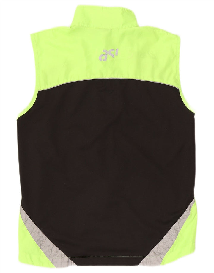 Giacca da ginnastica senza maniche da uomo Asics Small Green Colourblock