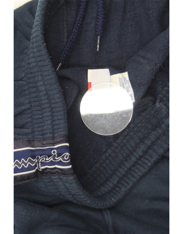 Tuta intera da uomo con grafica Champion, taglia grande, in cotone blu navy