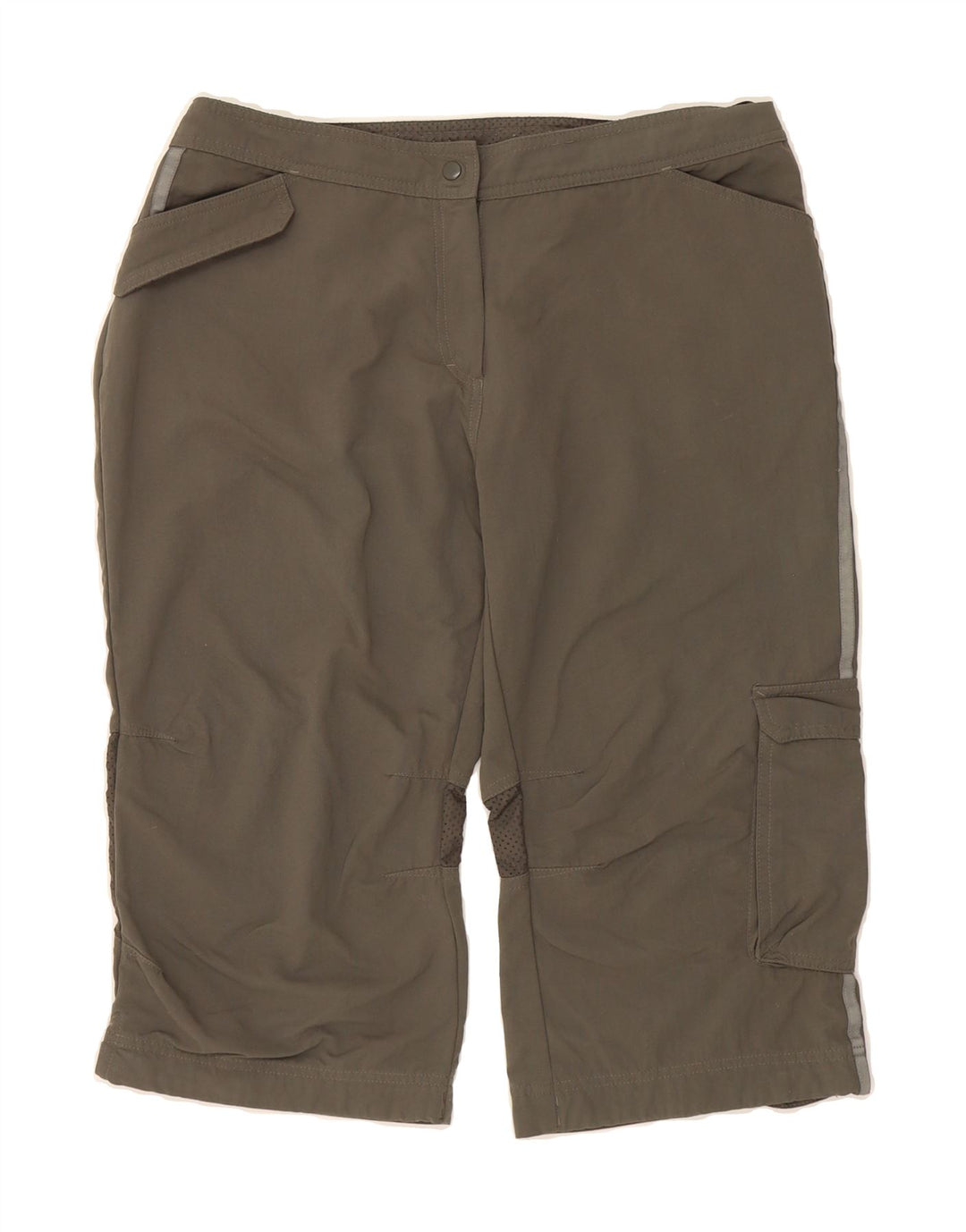 ADIDAS Womens Bermuda Cargo Shorts UK 16 Large W32  Grey Polyamide Vintage Adidas and Second-Hand Adidas from Messina Hembry 