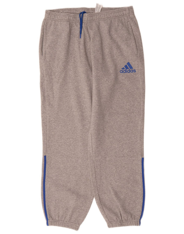 Pantaloni da tuta da uomo Adidas Joggers XL in cotone chiazzato grigio