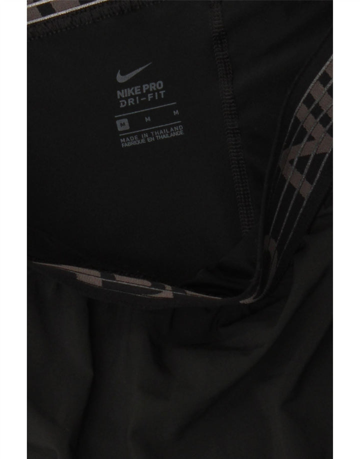 Pantaloncini sportivi grafici Nike da donna UK 14 medio neri