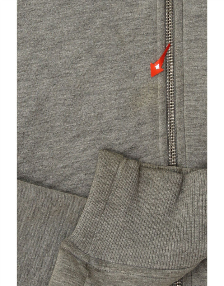 GAS Mens Zip Hoodie Sweater Medium Grey Cotton Vintage Gas and Second-Hand Gas from Messina Hembry 