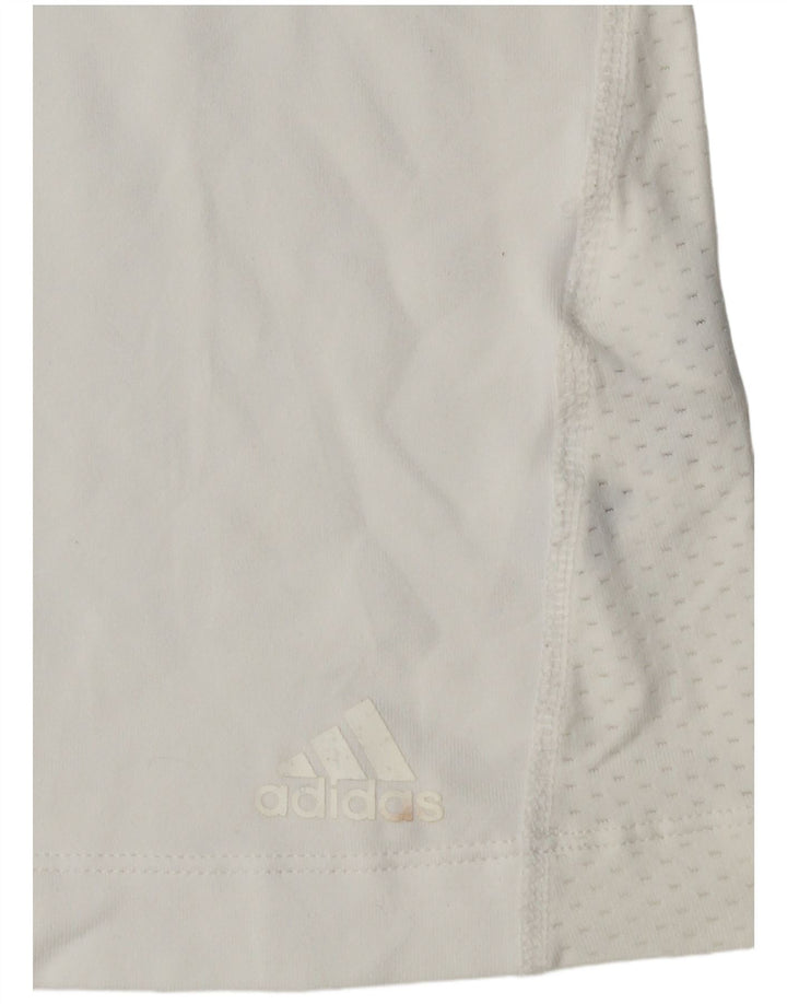 Canotta Adidas Climacool da donna UK 14 poliestere bianco medio