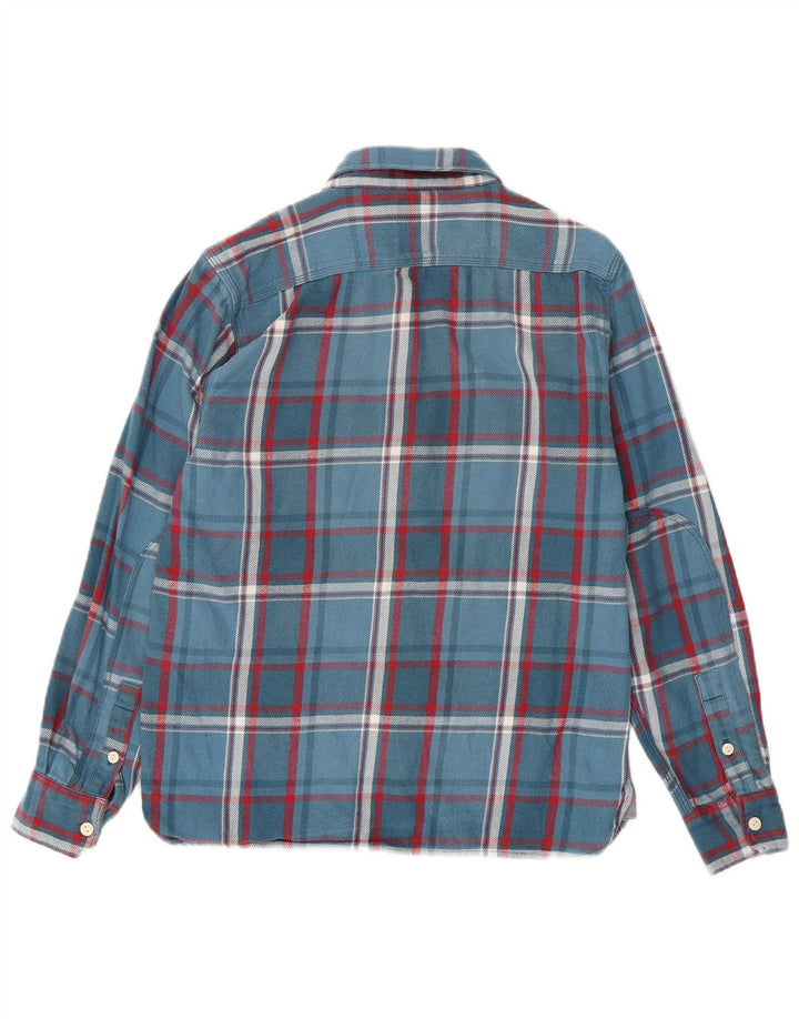 Camicia Levi's da uomo in flanella dalla vestibilità standard, piccolo quadretto blu
