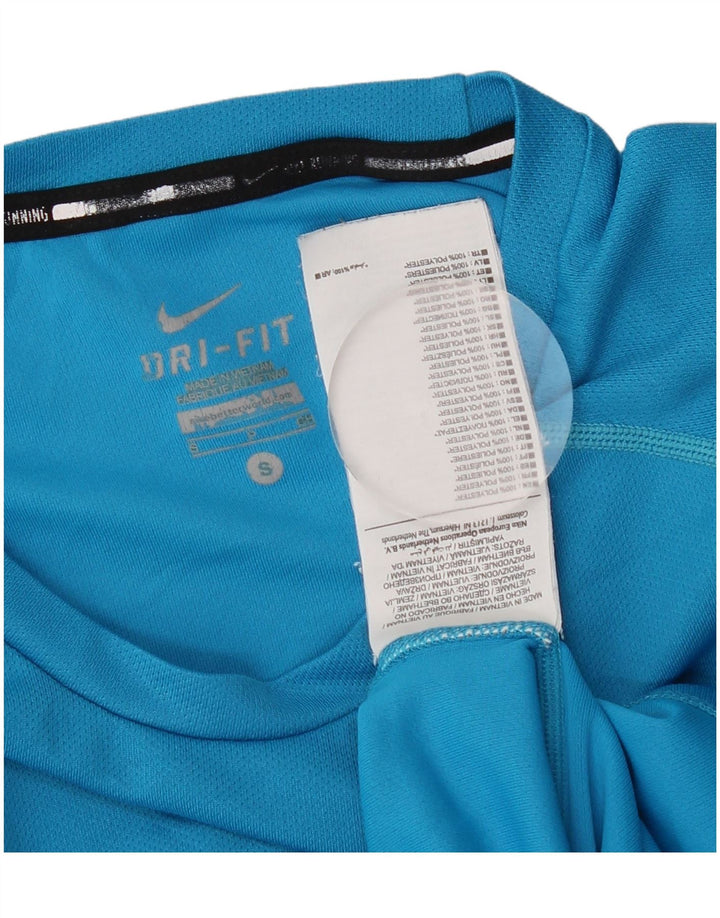 T-shirt Nike Dri Fit da uomo, piccola, in poliestere blu
