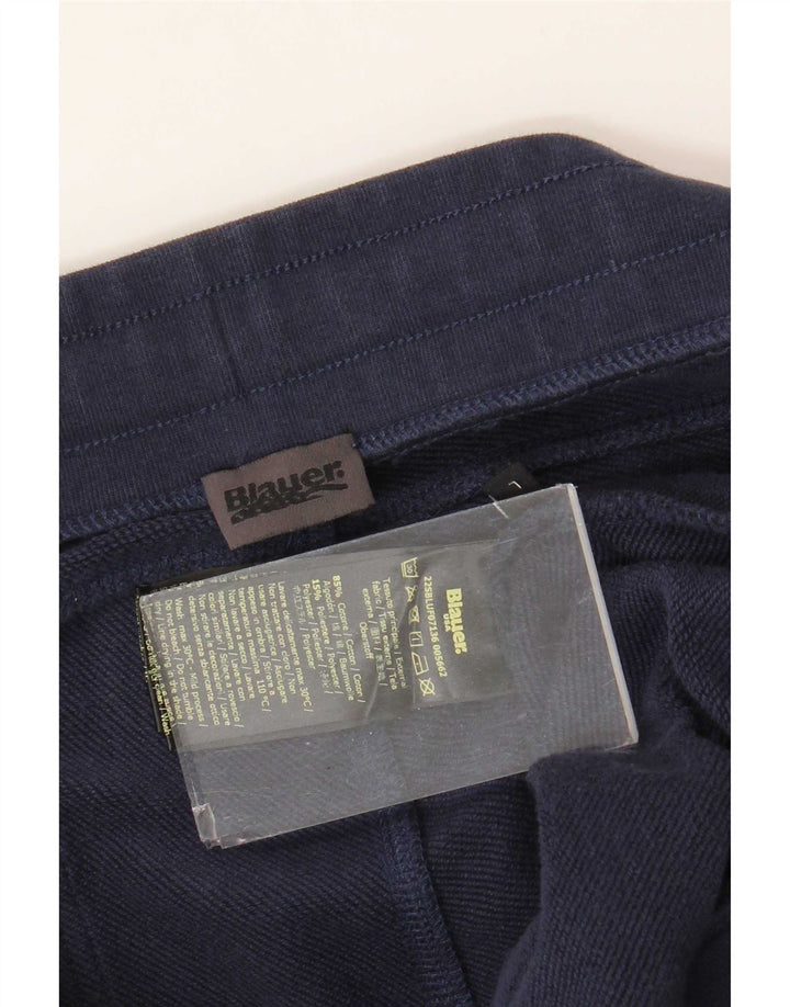 Pantaloni da tuta da uomo Blauer Joggers grandi in cotone blu navy