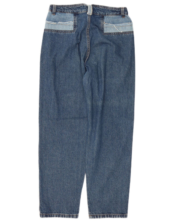 Jeans larghi a vita alta da donna Zara EU 36 XS W26 L27 Blu