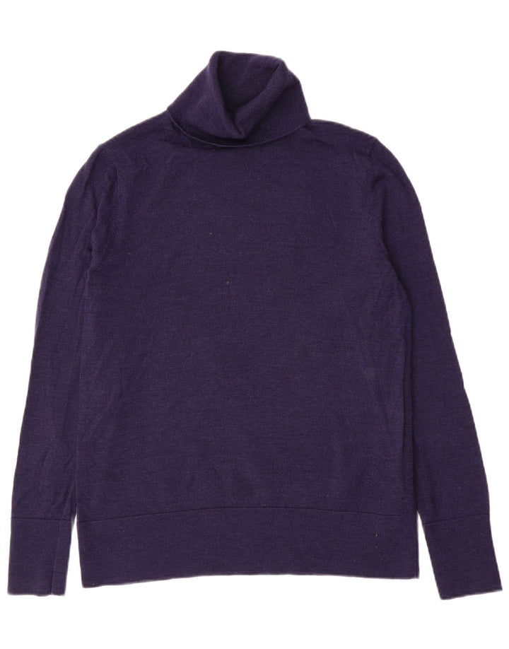 Maglione maglione da uomo con collo alto Gap in lana blu navy media