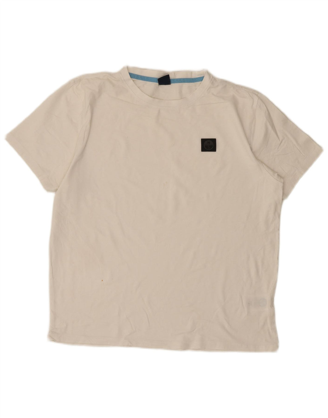 T-shirt da uomo North Sails grande in cotone bianco