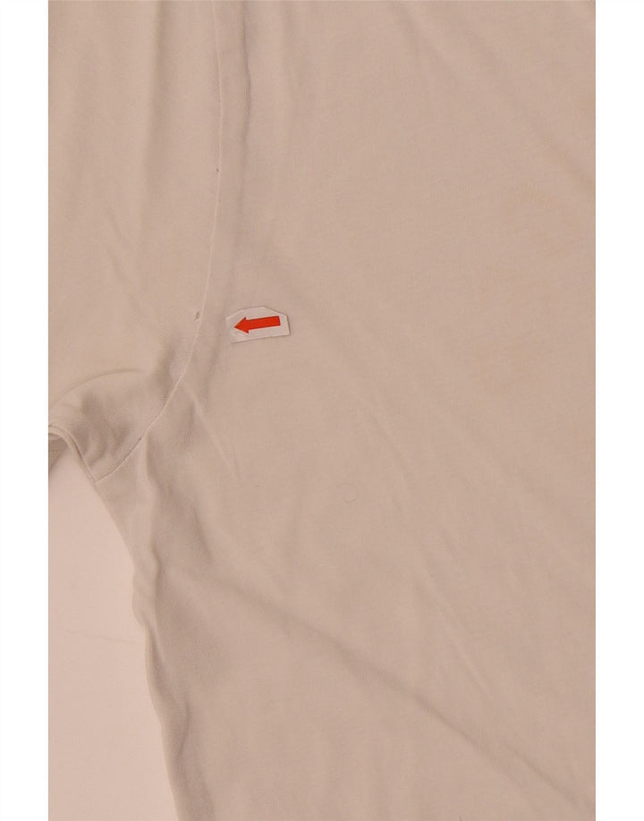 T-shirt grafica da uomo Tommy Hilfiger Top in cotone bianco medio