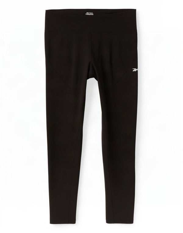 Reebok Womens Crop Leggings UK 20/22 XL Black