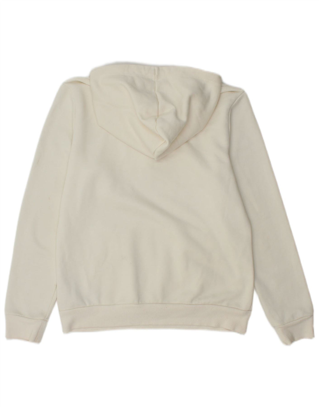Felpa con cappuccio da donna Puma UK 14 cotone bianco medio