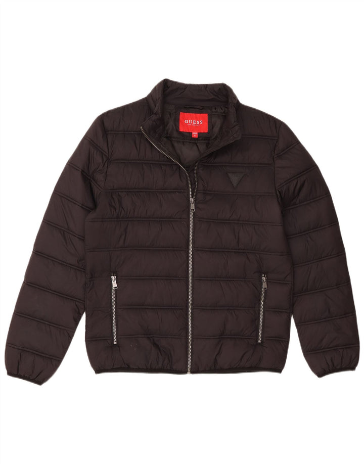 Giacca imbottita da donna Guess UK 14 media nera in poliammide