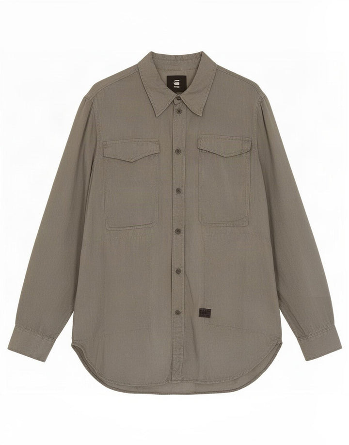 Camicia da uomo G-Star grande grigia