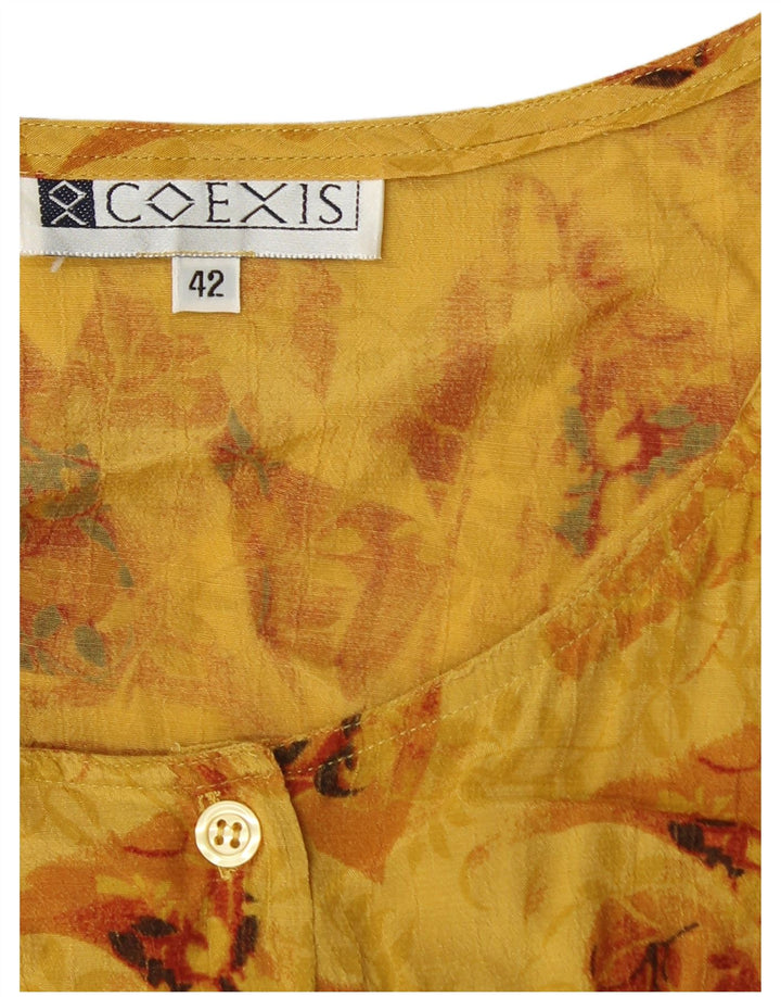 Camicia senza maniche da donna Coexis IT 42 Giallo medio floreale