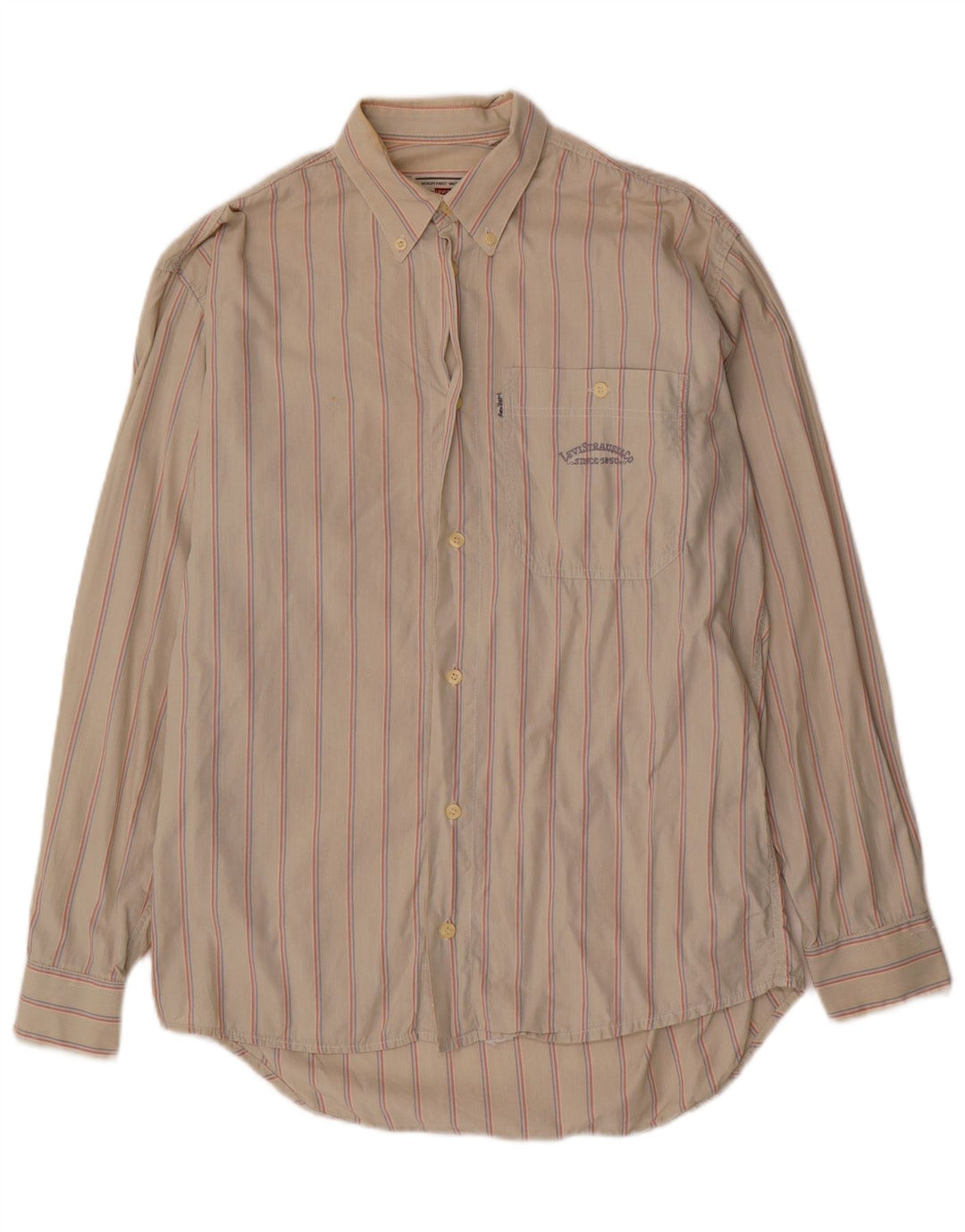 Camicia LEVI'S da uomo piccola a righe beige