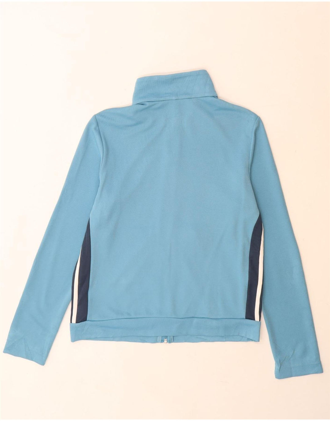 Giacca da tuta da donna Adidas UK 16/18 Large Blu Colourblock