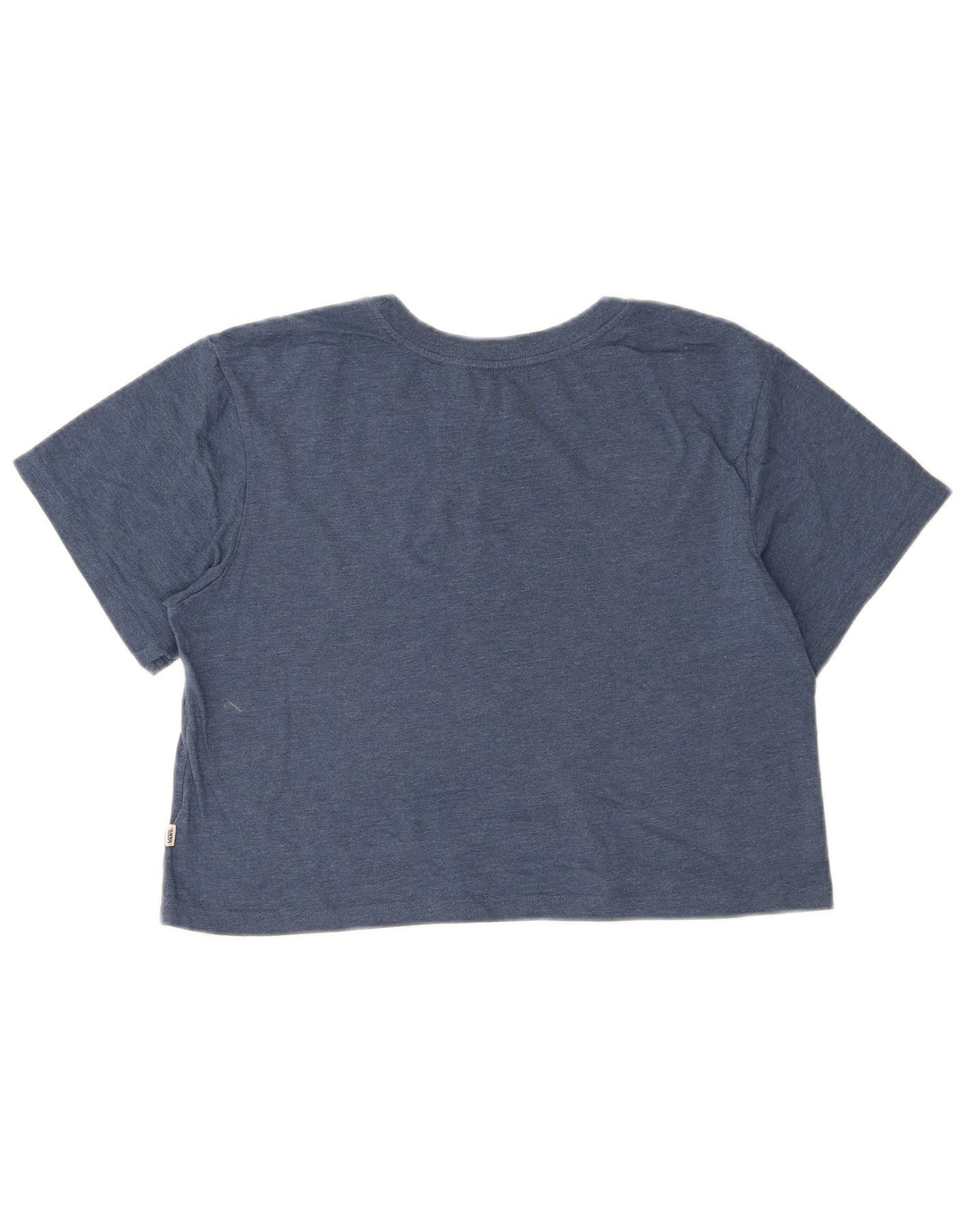T-shirt grafica oversize corta da donna Vans, taglia UK 10, piccola, blu