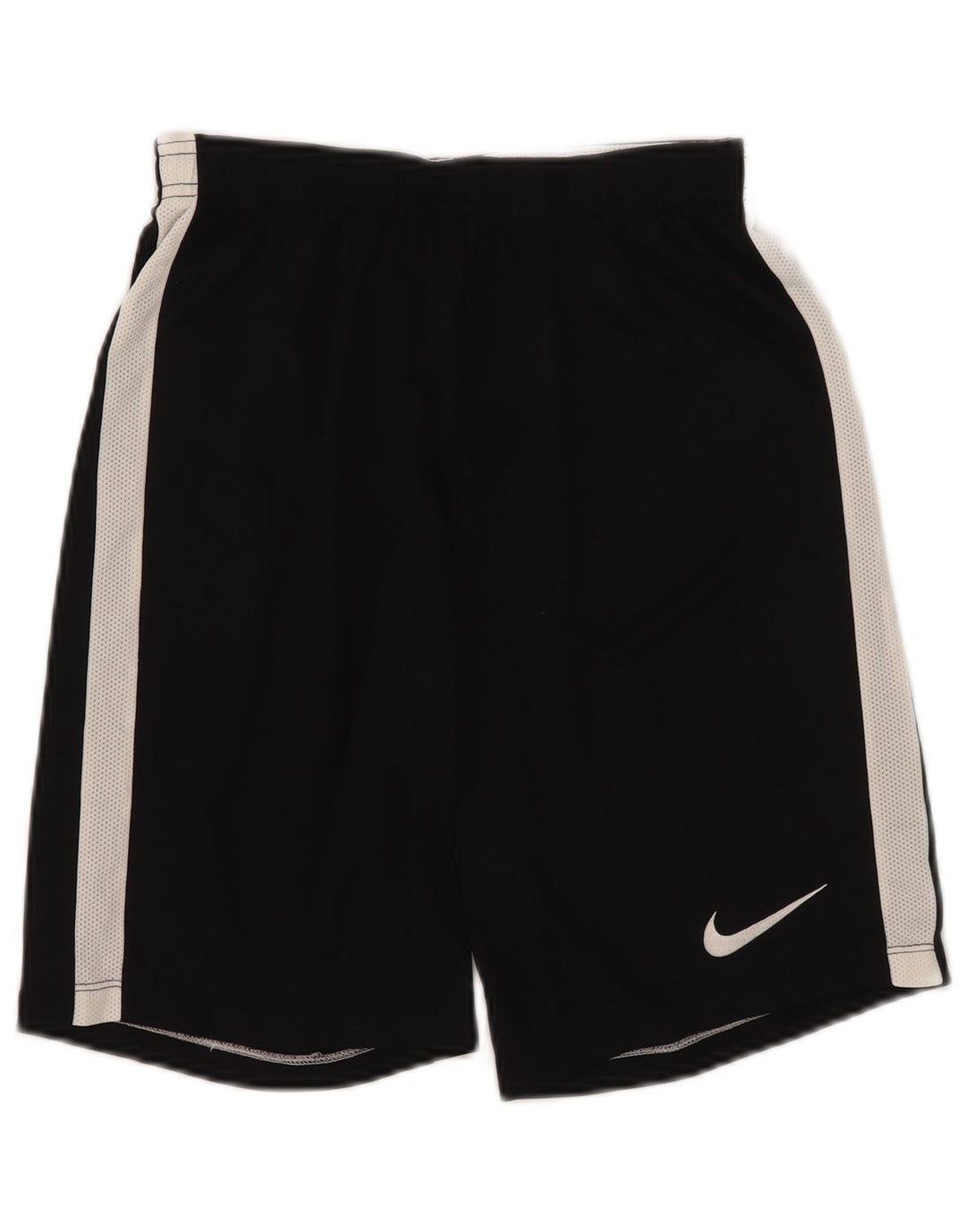 Pantaloncini sportivi Nike da uomo Dri Fit piccoli in poliestere color block nero