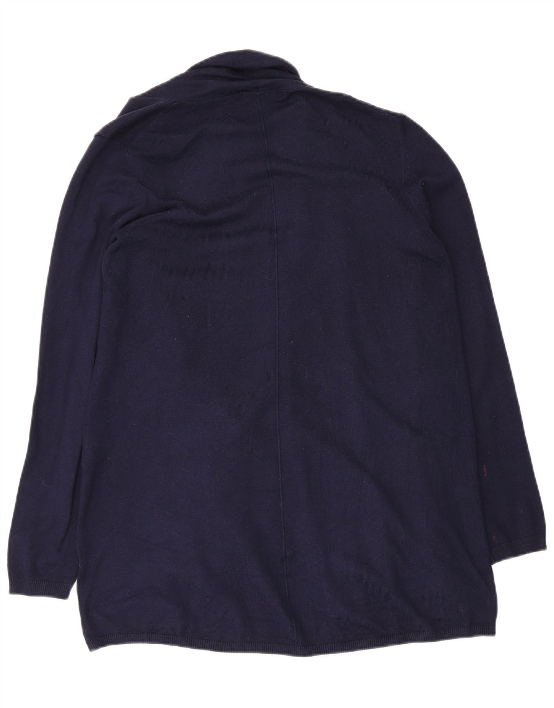 Maglione cardigan aperto da donna Zara UK 12 blu navy medio
