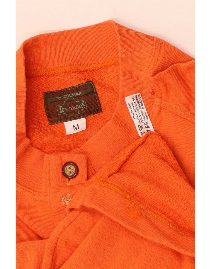 Felpa da donna Colmar maglione UK 14 cotone arancione medio