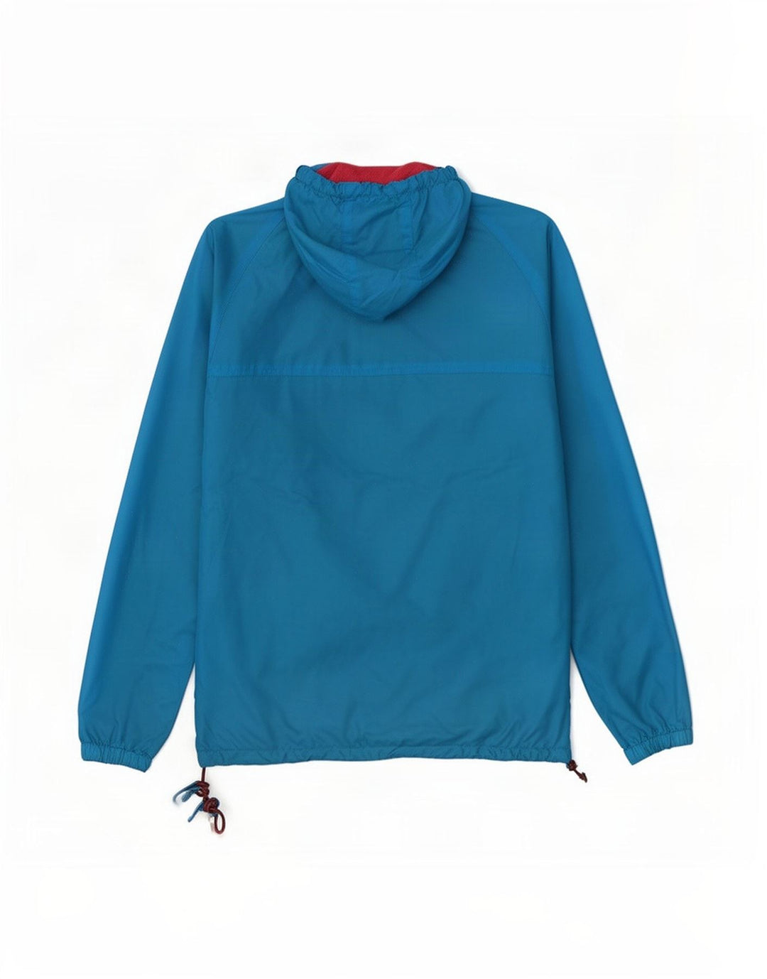 Giacca antipioggia da donna con cappuccio Superdry UK 10 Small Blu Nylon