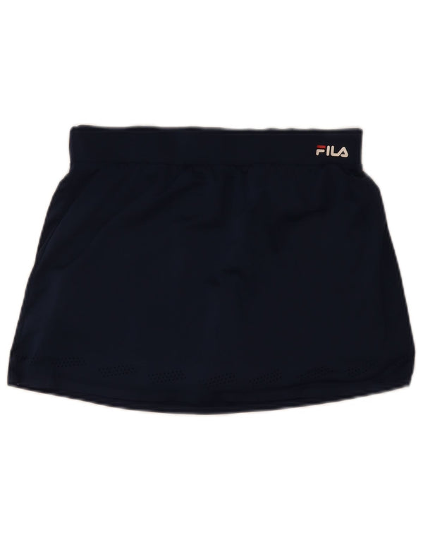 Gonna da tennis da donna Fila UK 10 Small Blu Navy Poliestere