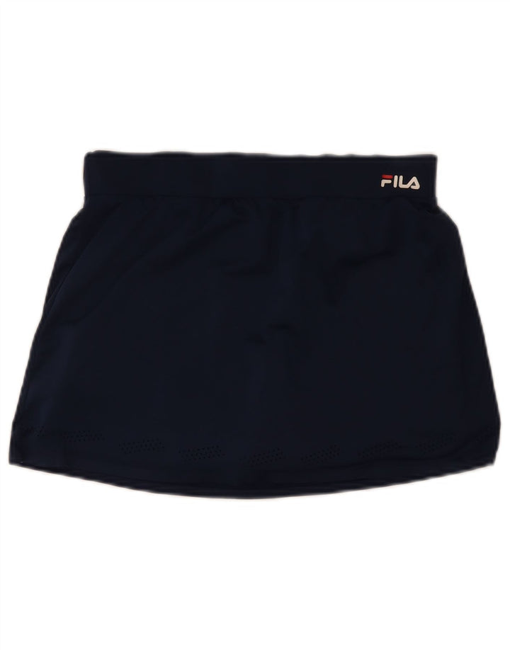 Gonna da tennis da donna Fila UK 10 Small Blu Navy Poliestere