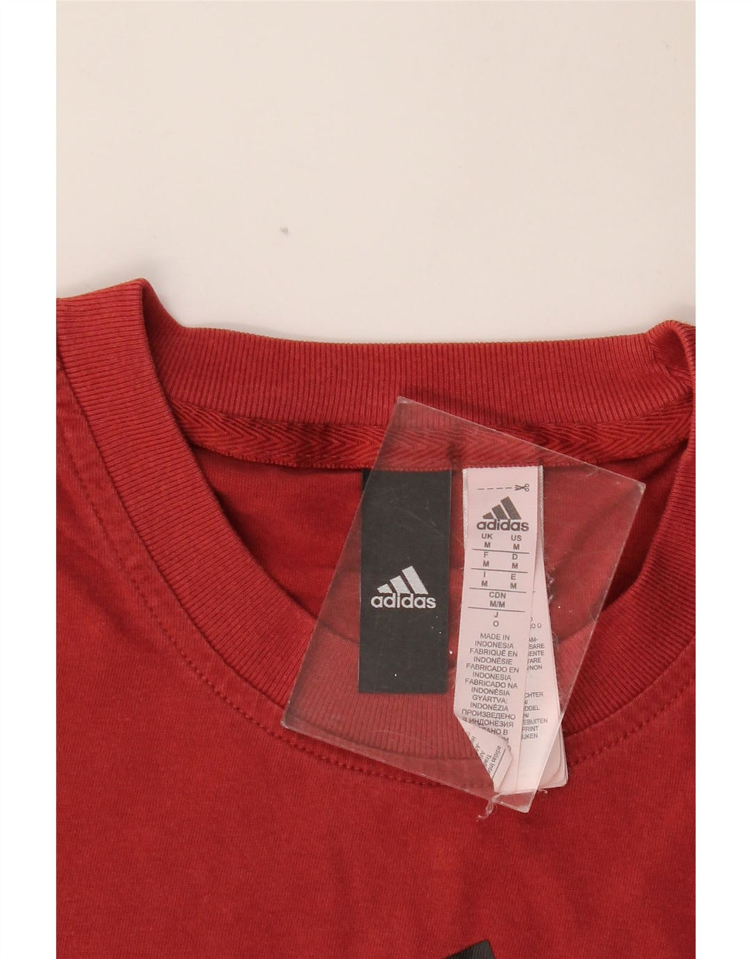 T-shirt grafica da uomo ADIDAS Top rosso medio