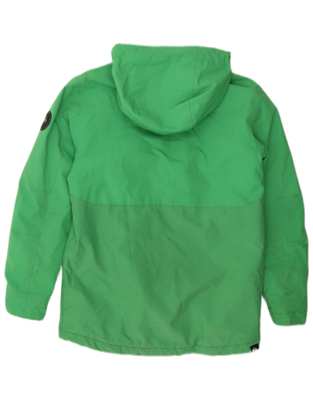 Giacca a vento con cappuccio QUIKSILVER da bambino 13-14 anni XL in nylon verde