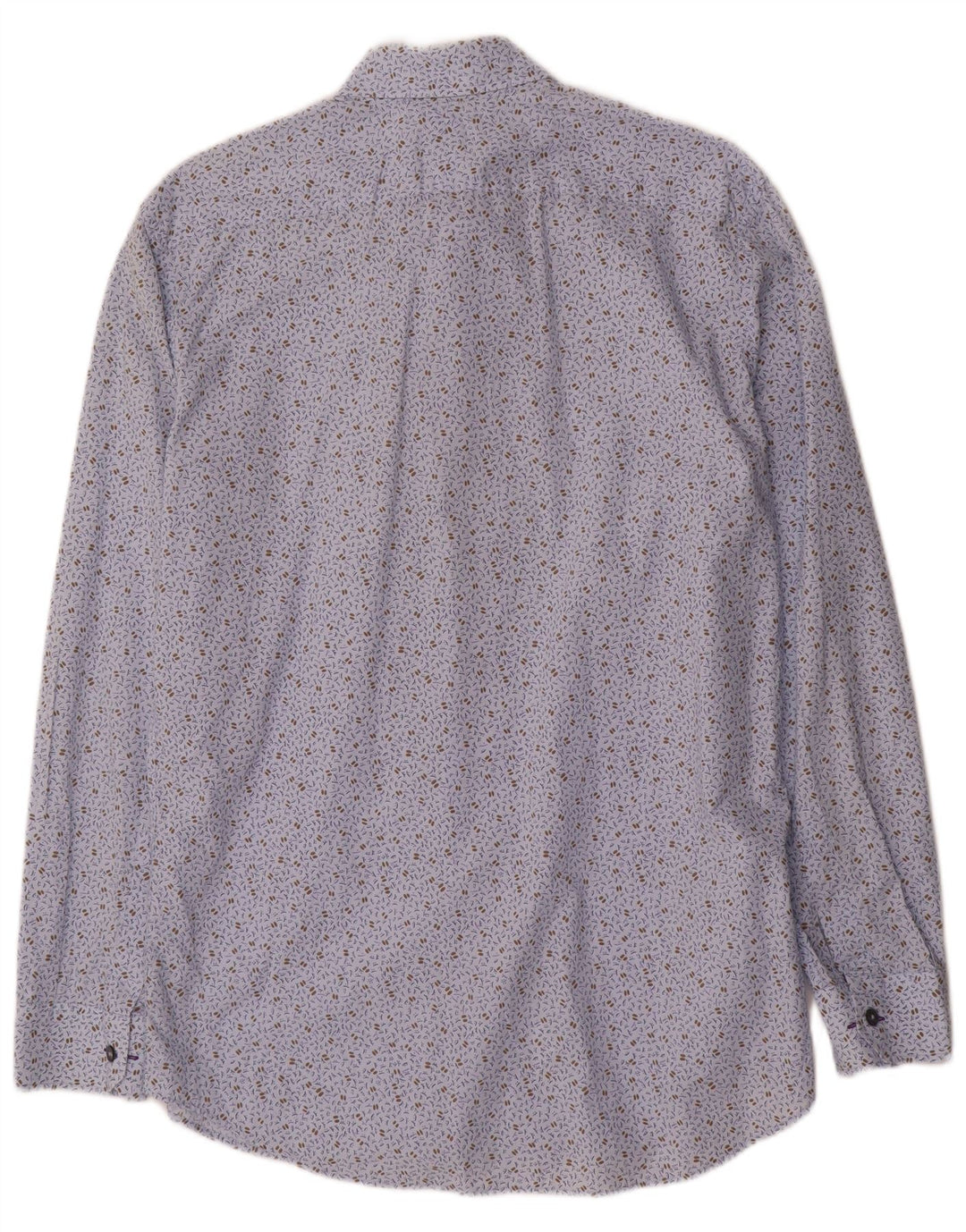 Camicia slim fit da uomo con motivo astratto Paul Smith taglia 43 17 blu medio