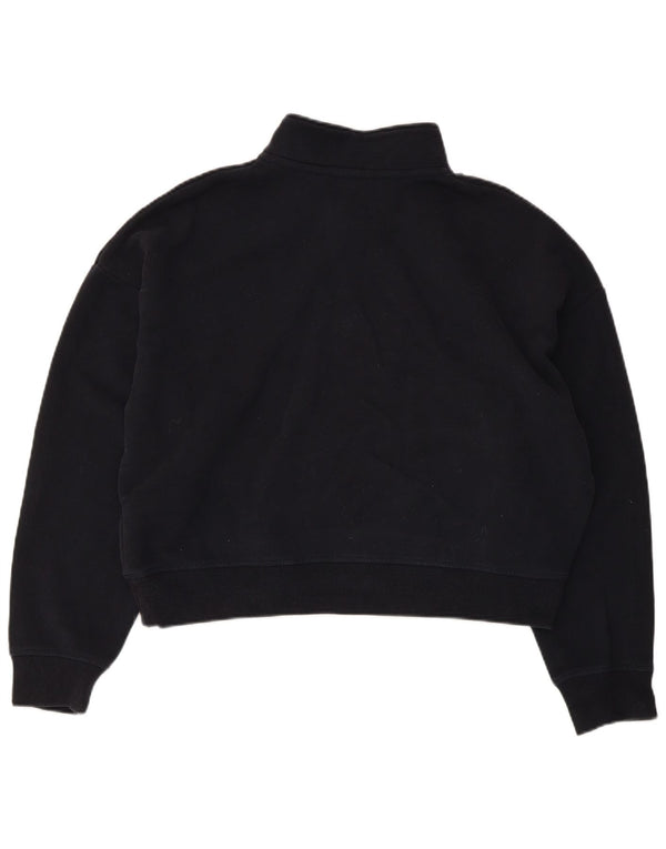 Felpa corta da donna oversize Superdry, taglia UK 16, grande, blu navy