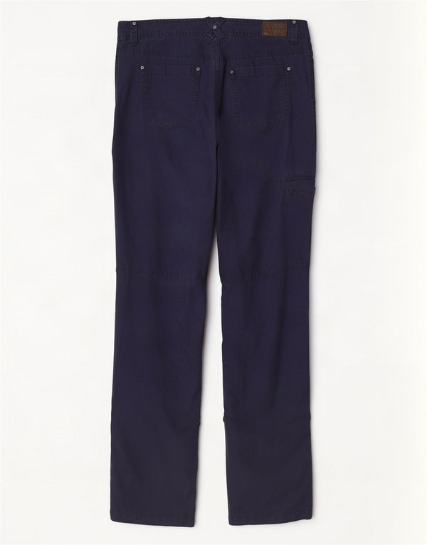 Pantaloni cargo dritti da donna Tommy Hilfiger US 4 Small W30 L31 Blu Navy