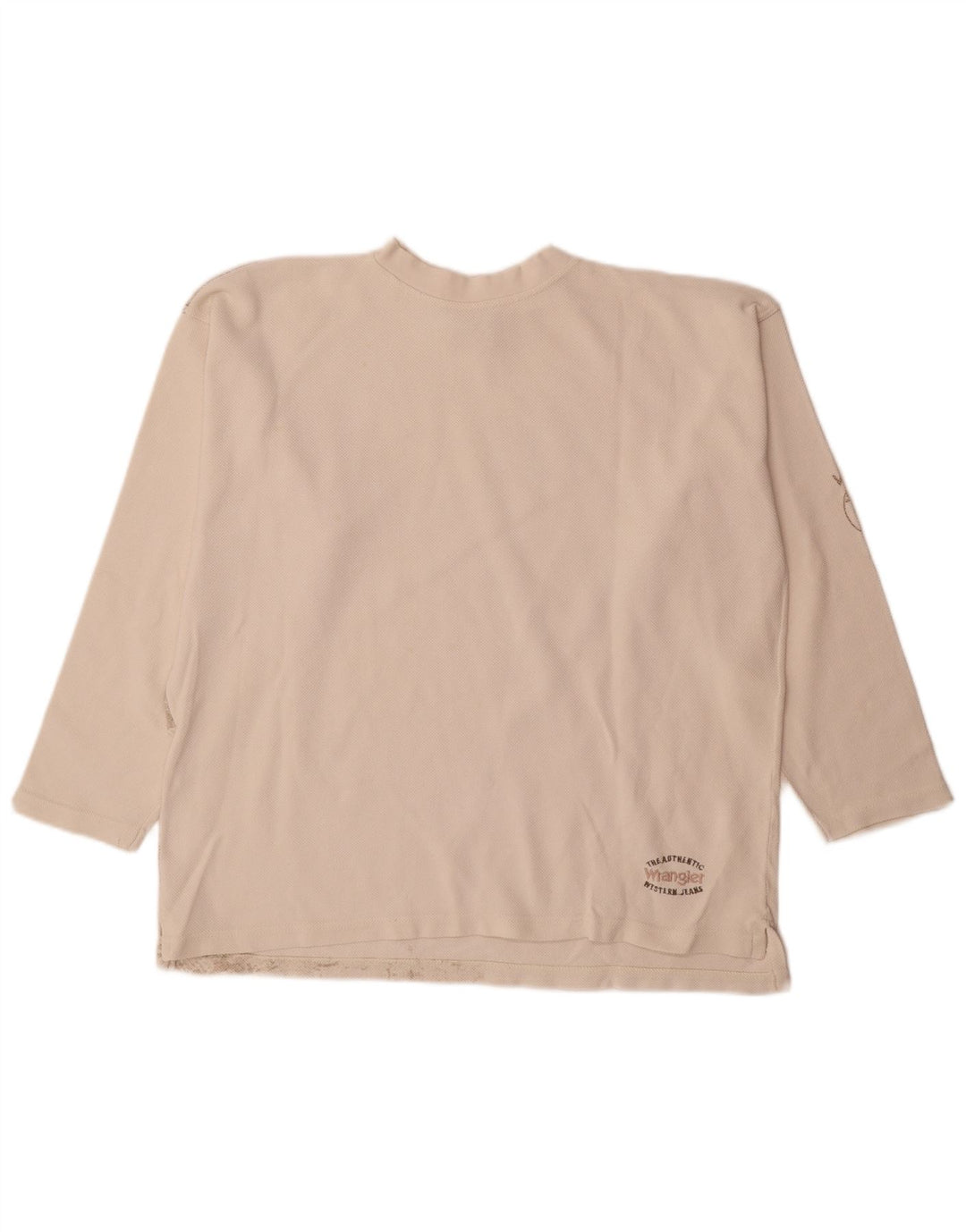 Top grafico da uomo Wrangler a maniche lunghe, grande, bianco