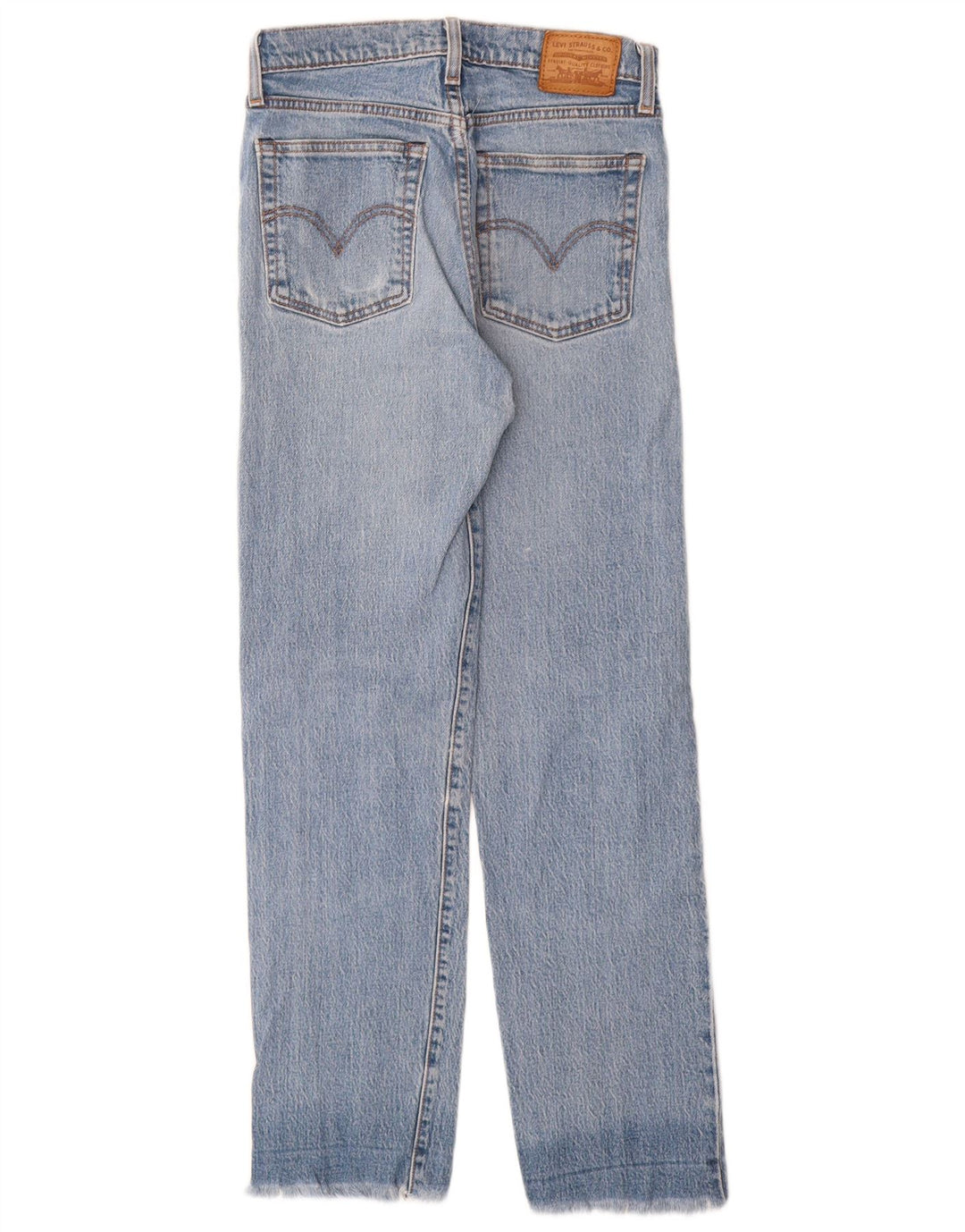 Jeans dritti Wedgie da donna Levi's W25 L28 cotone blu