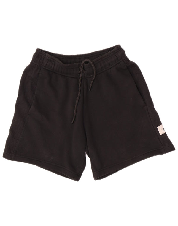 Pantaloncini sportivi da uomo Adidas piccoli sportivi in cotone nero