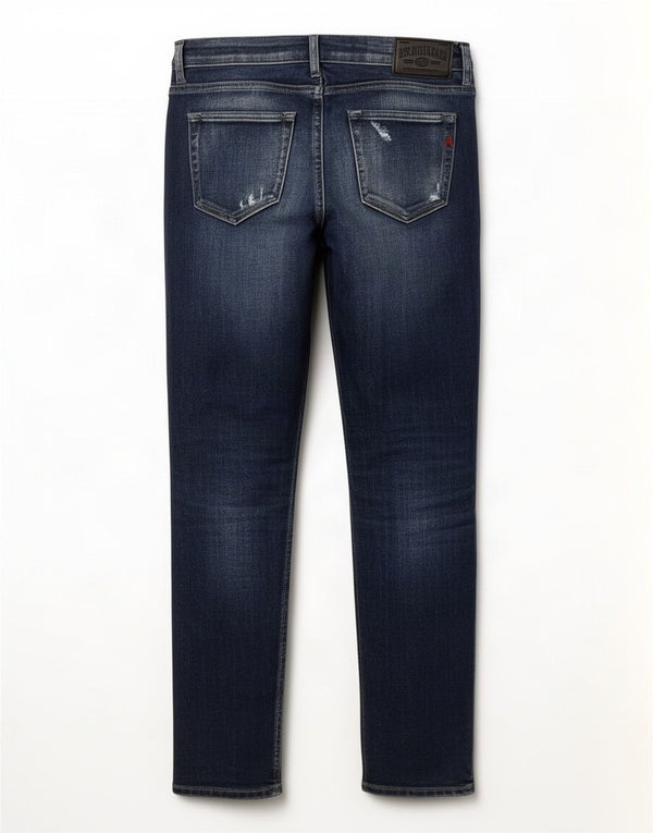 Replay Jeans skinny effetto consumato Katewin da donna W25 L28 cotone blu