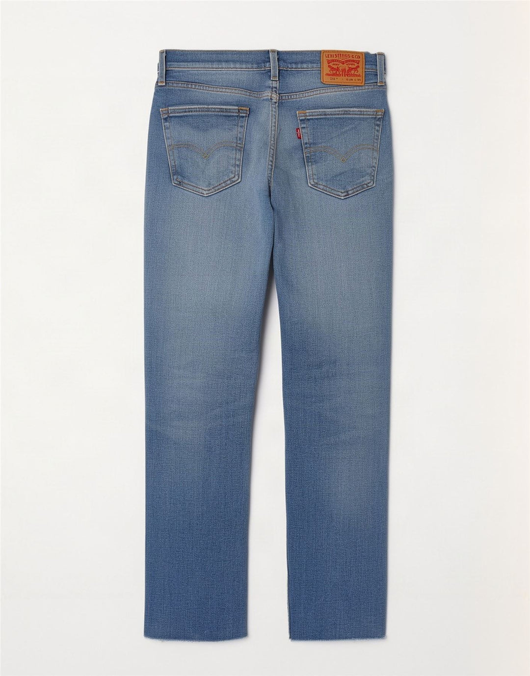 Jeans dritti effetto vissuto Levi's 514 da donna W28 L30 Blu