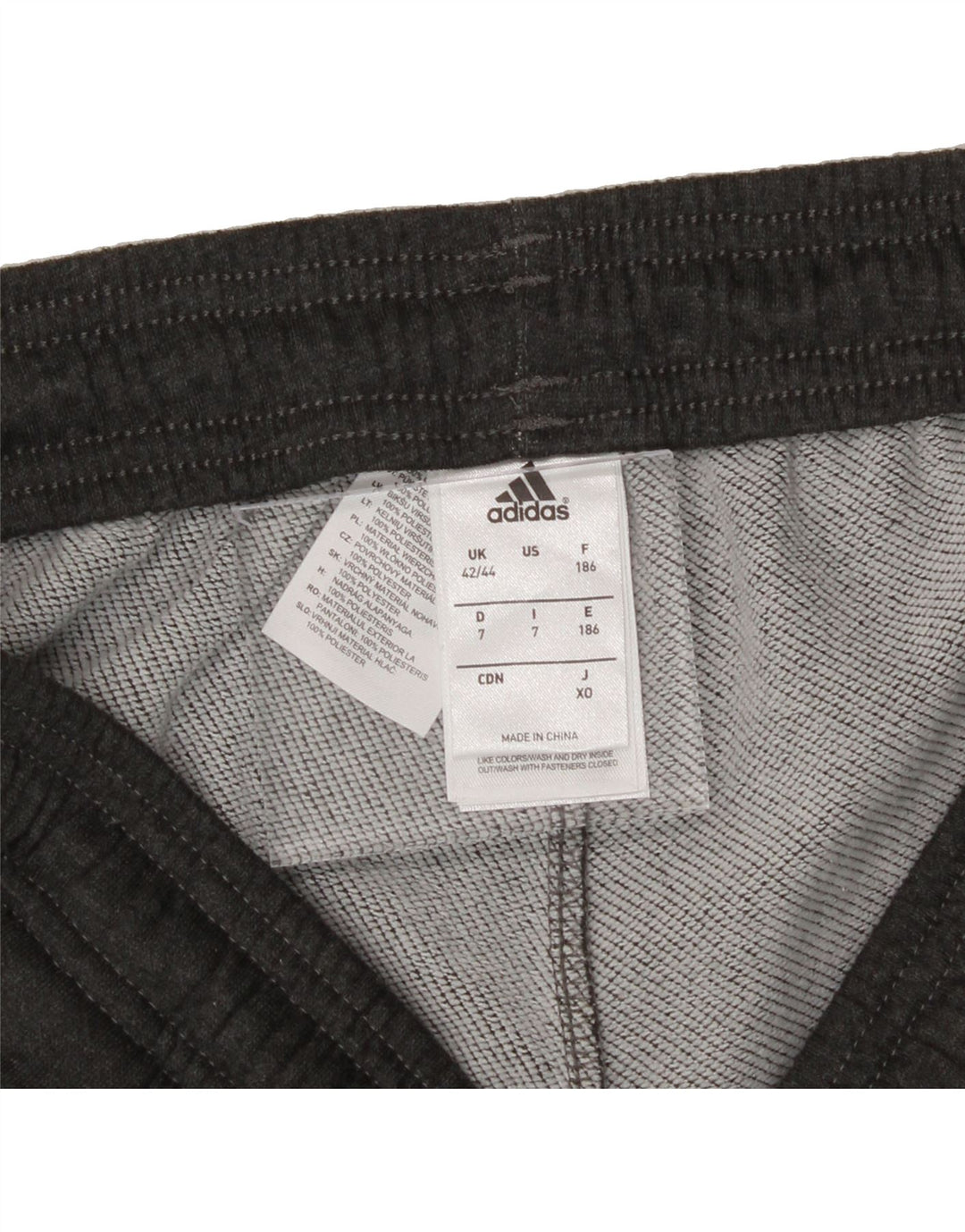 ADIDAS Mens Climalite Tracksuit Trousers UK 42/44 Large  Grey Polyester Vintage Adidas and Second-Hand Adidas from Messina Hembry 